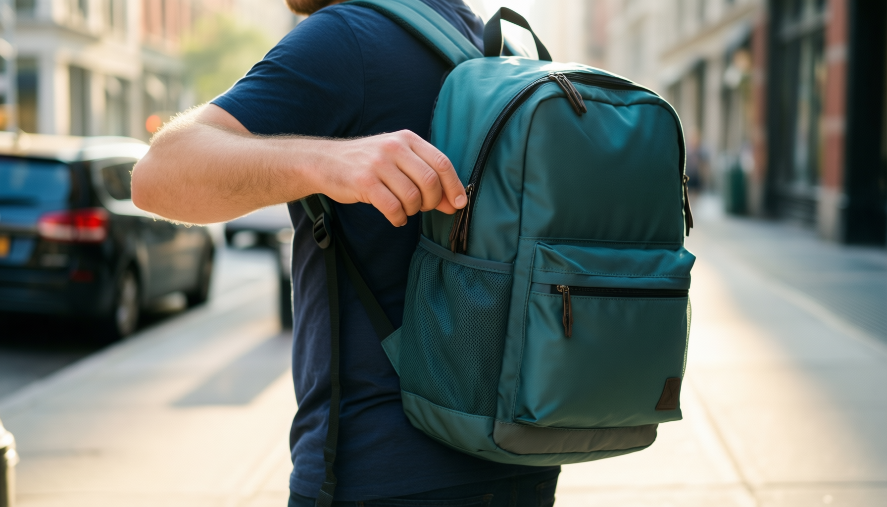 waterfly ultra lightweight foldable backpack — illustrative AI-generated lifestyle image